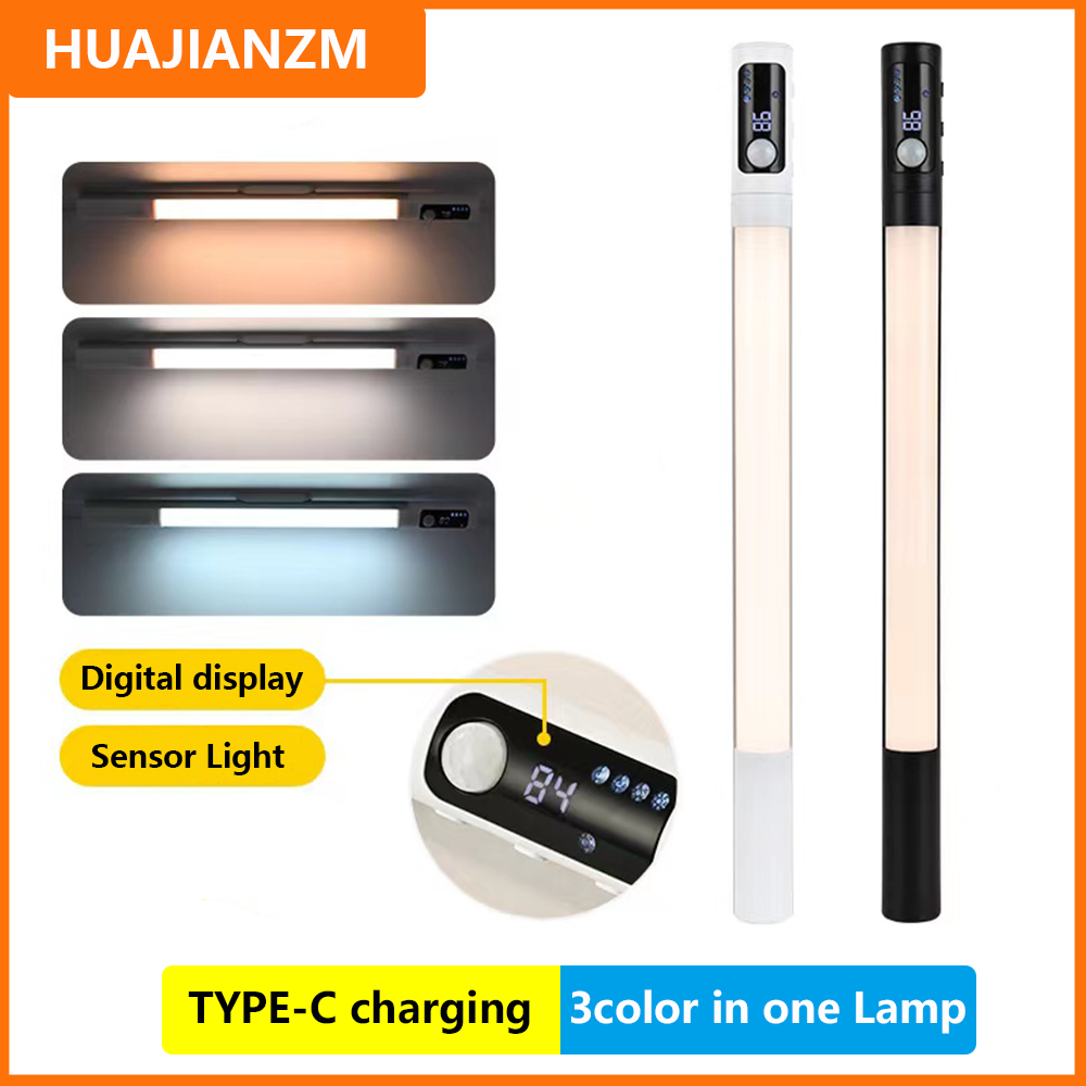 Desk Setup Led Strip - Digital display Motion Sensor Light Night