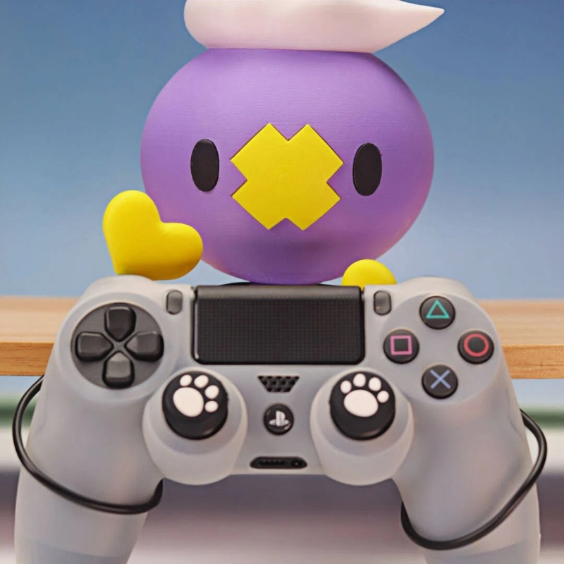 Desk Setup Ps5 - Pokemon Drifloon Controller Holder Cute Cartoon