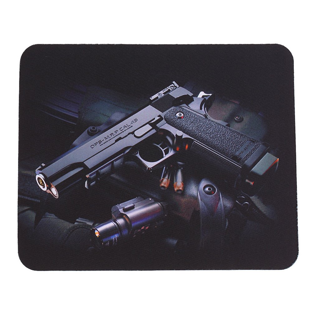 3D Pistol Pattern Laptop Compu - Desk Setup Maker ulasan dan harga