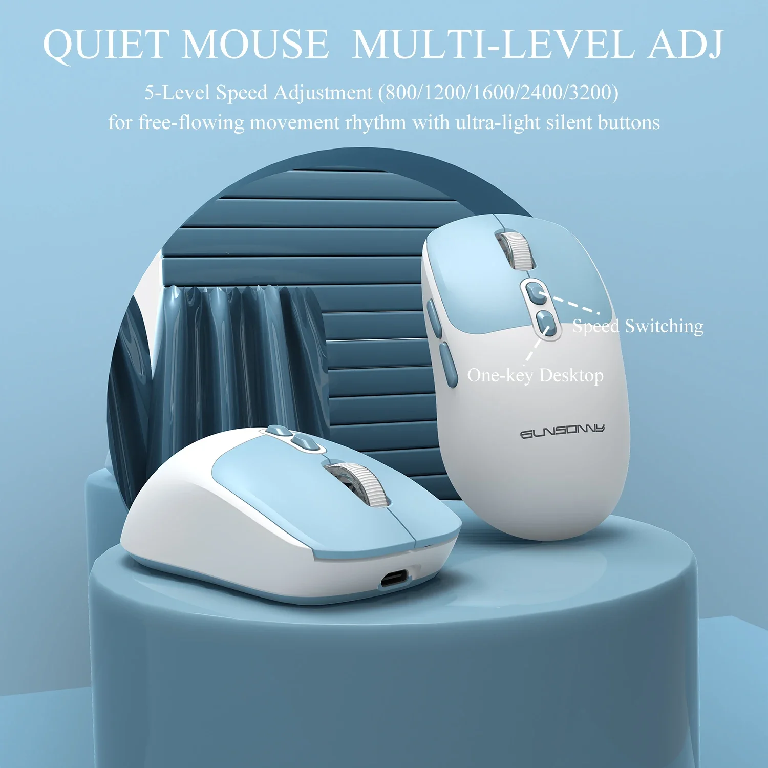 Cute Silent Keyboard and Mouse - Desk Setup Keyboard ulasan dan harga