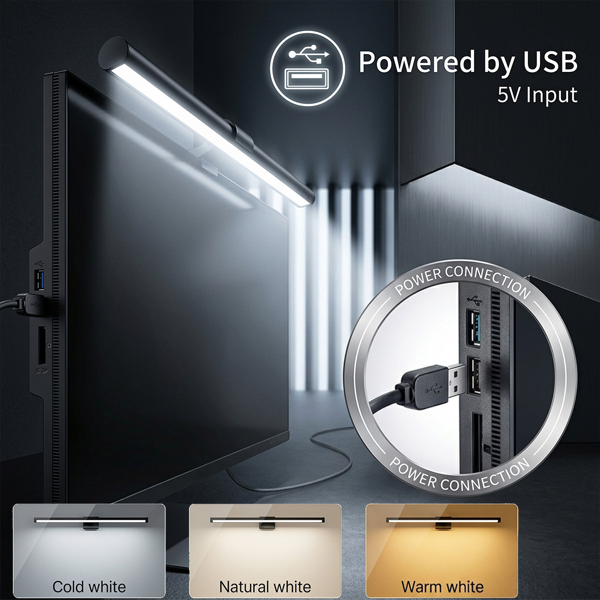 USB Powered LED Computer Scree - Led Desk Light Usb ulasan dan harga
