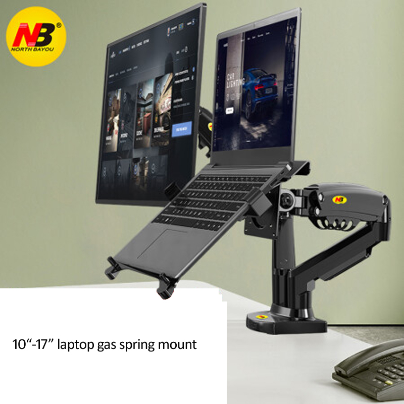 Desktop NB F160 + FP-2 Gas Spr - Dual Monitor Desk Setup ulasan dan harga