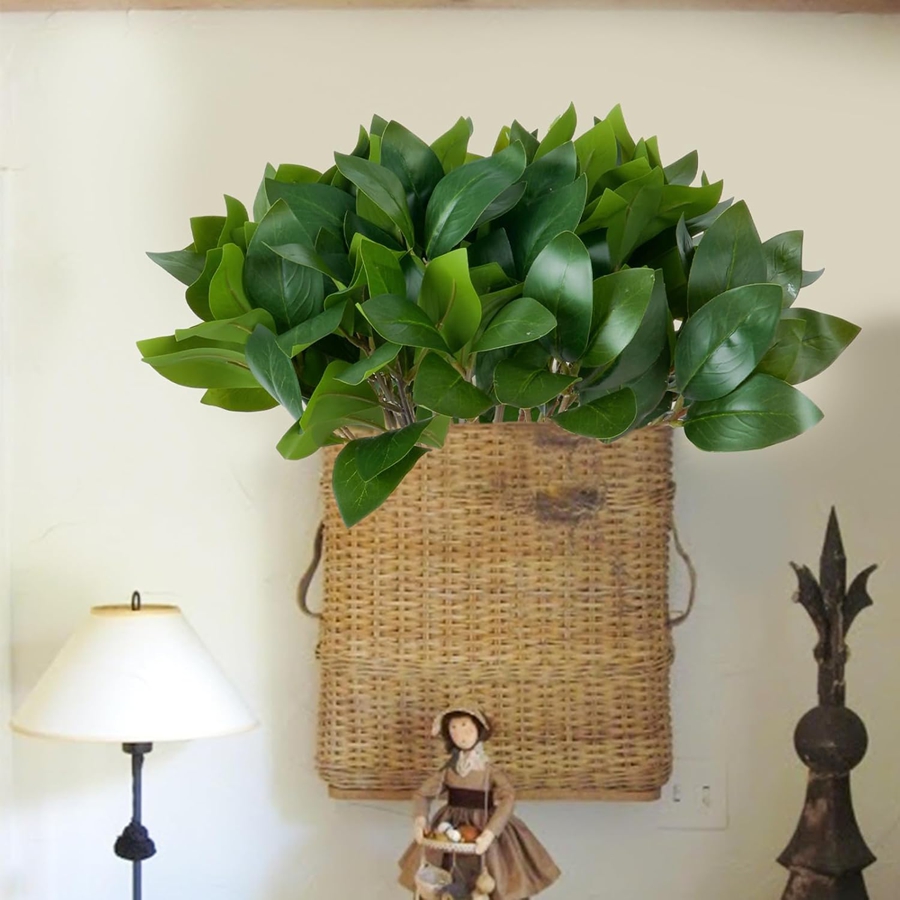 Artificial Flowers Plants leaf - Desk Setup At Home ulasan dan harga