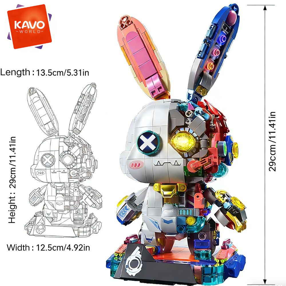 KAVOWORLD Cyberpunk Mechanical - Desk Setup Designer ulasan dan harga
