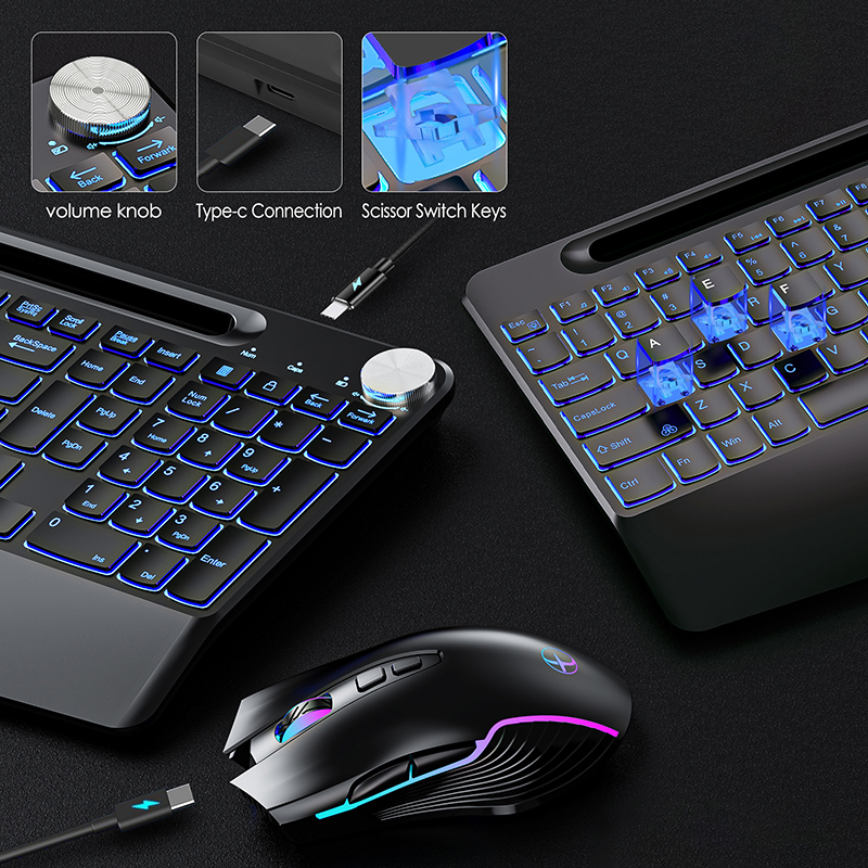 2.4G&Type-C Wireless Keyboard  - Desk Setup Keyboard ulasan dan harga