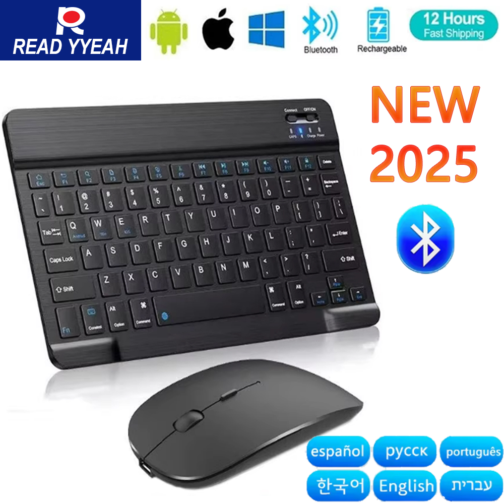 New 2025 Bluetooth Wireless Ke - Desk Setup Keyboard ulasan dan harga