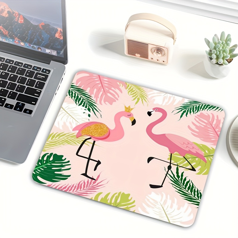 1pc Pink Flamingo Rubber Mouse - Desk Setup Designer ulasan dan harga