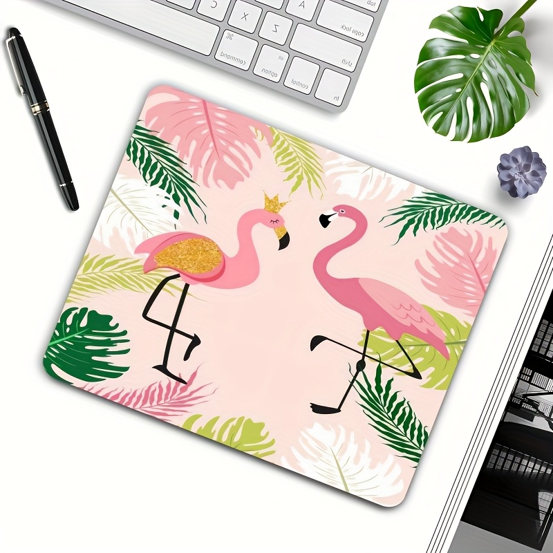 1pc Pink Flamingo Rubber Mouse - Desk Setup Designer ulasan dan harga