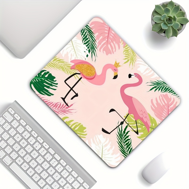 1pc Pink Flamingo Rubber Mouse - Desk Setup Designer ulasan dan harga