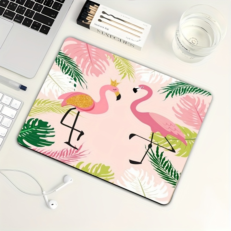 1pc Pink Flamingo Rubber Mouse - Desk Setup Designer ulasan dan harga