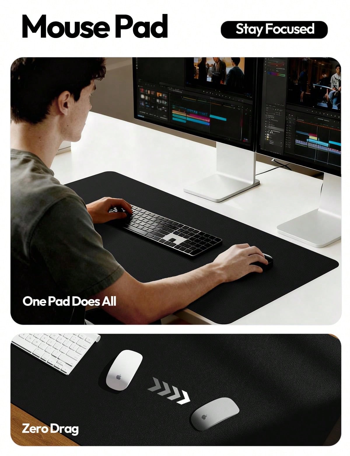 Large Black & Beige Checkerboa - Desk Setup Designer ulasan dan harga