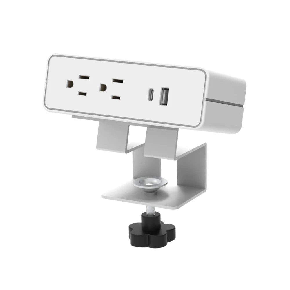 OMNI Desk Clamp Ac Power & Usb - Dual Monitor Desk Setup ulasan dan harga