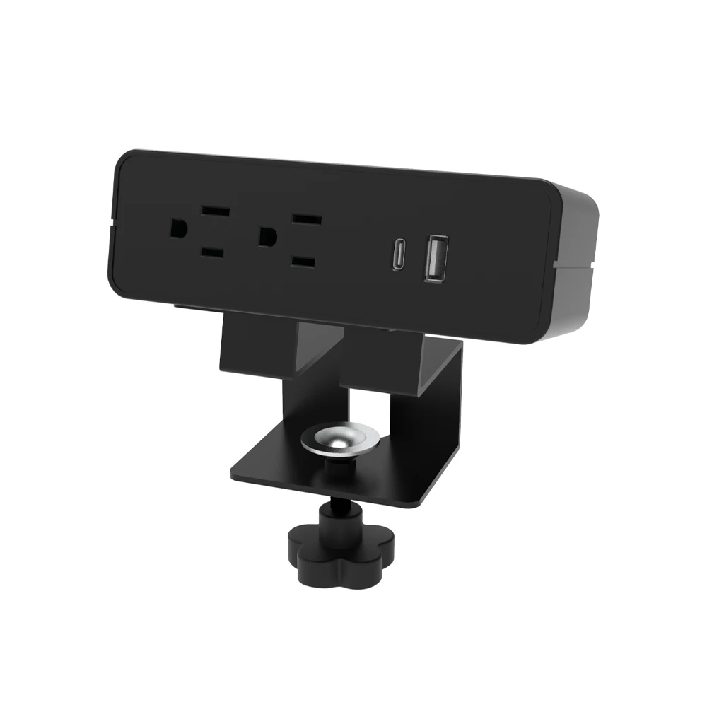 OMNI Desk Clamp Ac Power & Usb - Dual Monitor Desk Setup ulasan dan harga