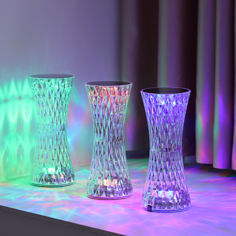 Crystal Bedside Table Lamps Xm - Led Desk Light Usb ulasan dan harga