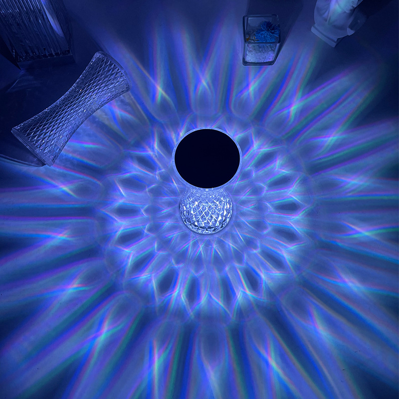 Crystal Bedside Table Lamps Xm - Led Desk Light Usb ulasan dan harga