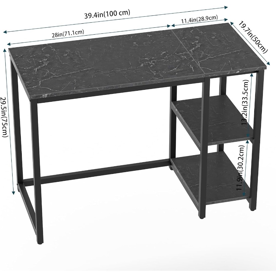 40inch Computer Desk with 2Tie - Desk Setup Designer ulasan dan harga
