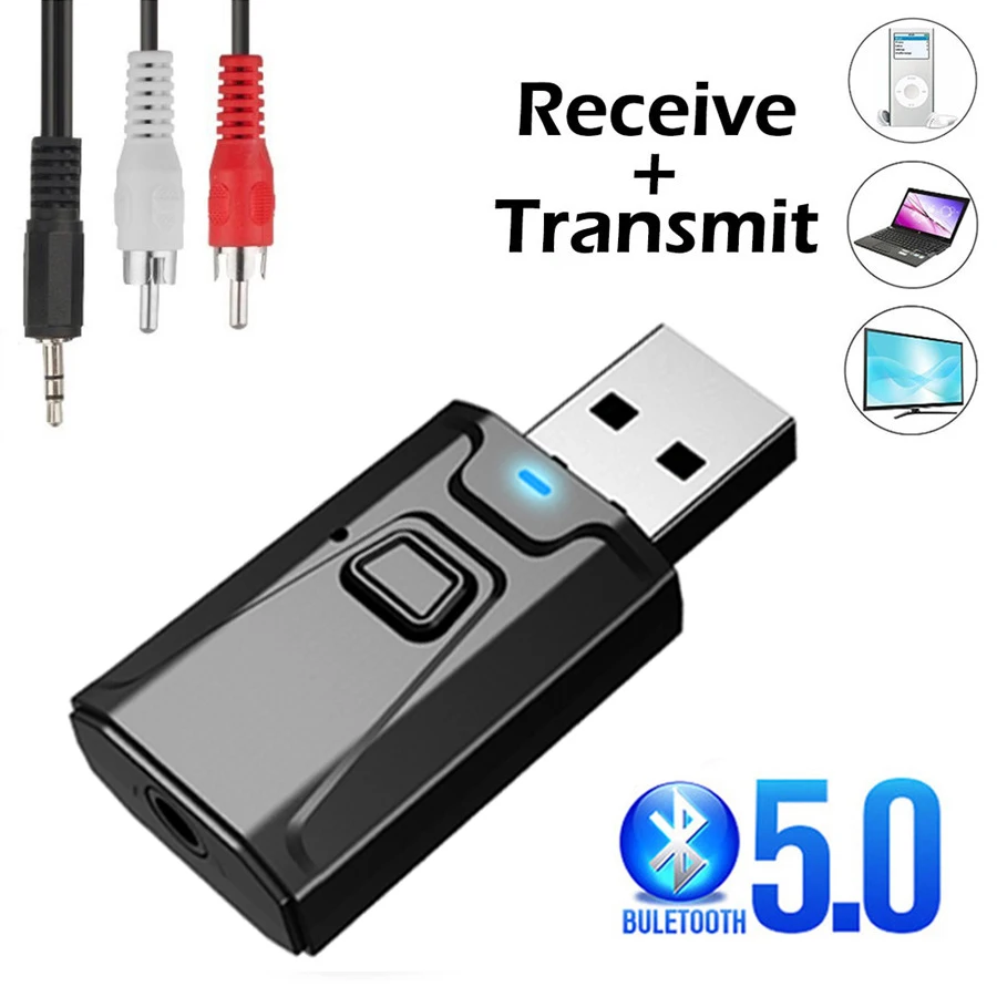 USB Bluetooth 5.0 Transmitter  - Desk Hifi Setup ulasan dan harga