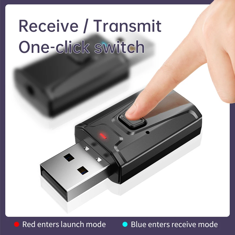 USB Bluetooth 5.0 Transmitter  - Desk Hifi Setup ulasan dan harga