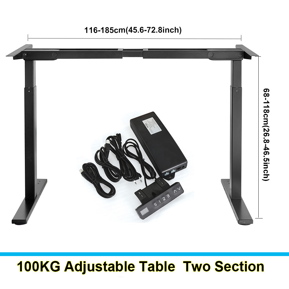 Two/Three Section Electric Lif - Desk Setup Maker ulasan dan harga