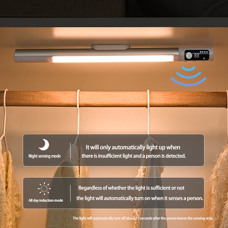 Digital display Motion Sensor  - Desk Setup Led Strip ulasan dan harga