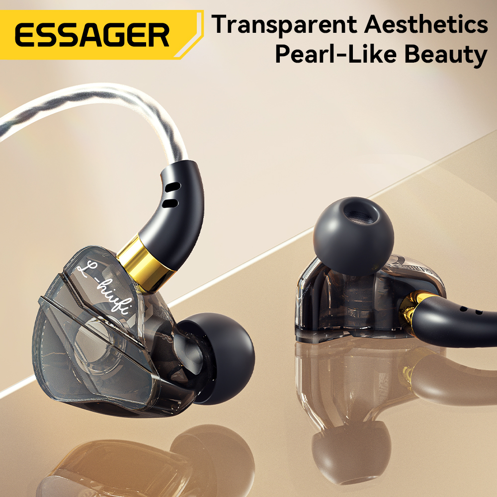 Essager 3.5mm In Ear Wired Hea - Desk Hifi Setup ulasan dan harga