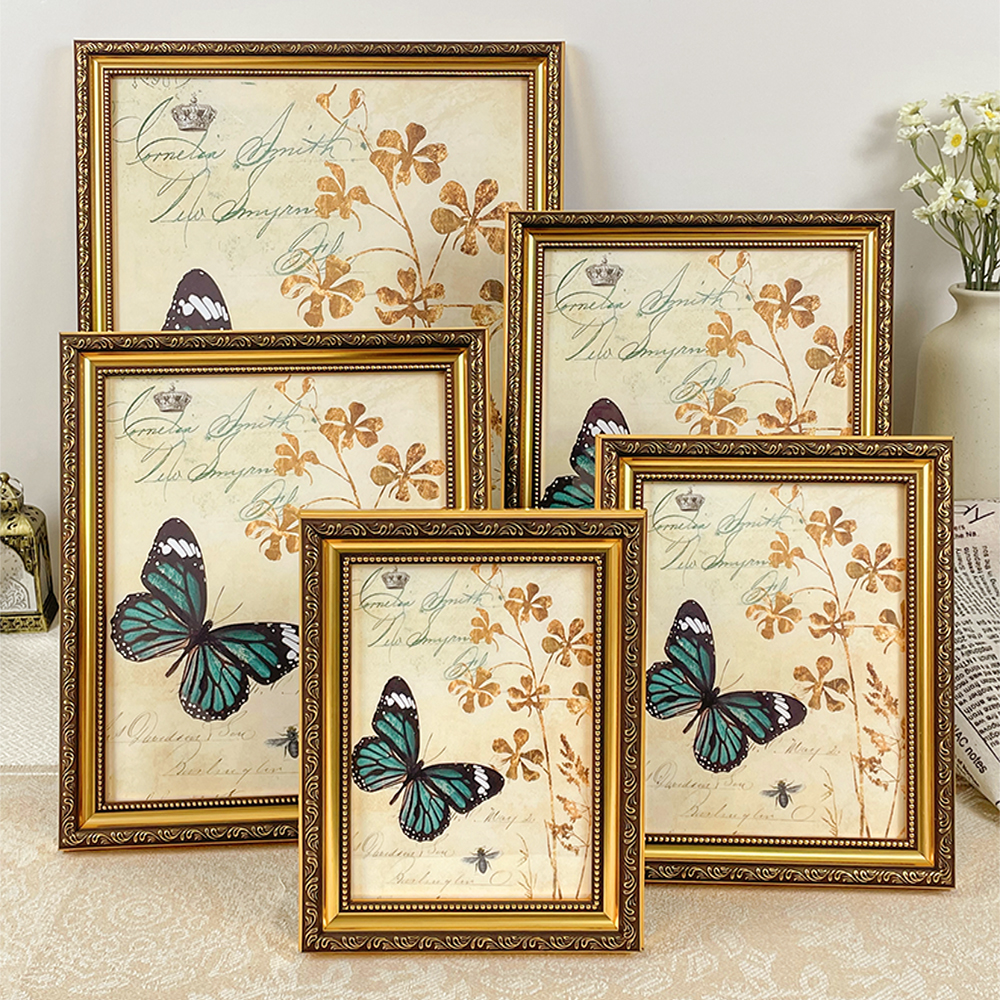 Antique Gold Photo Frame - Ava - Desk Setup Photo ulasan dan harga