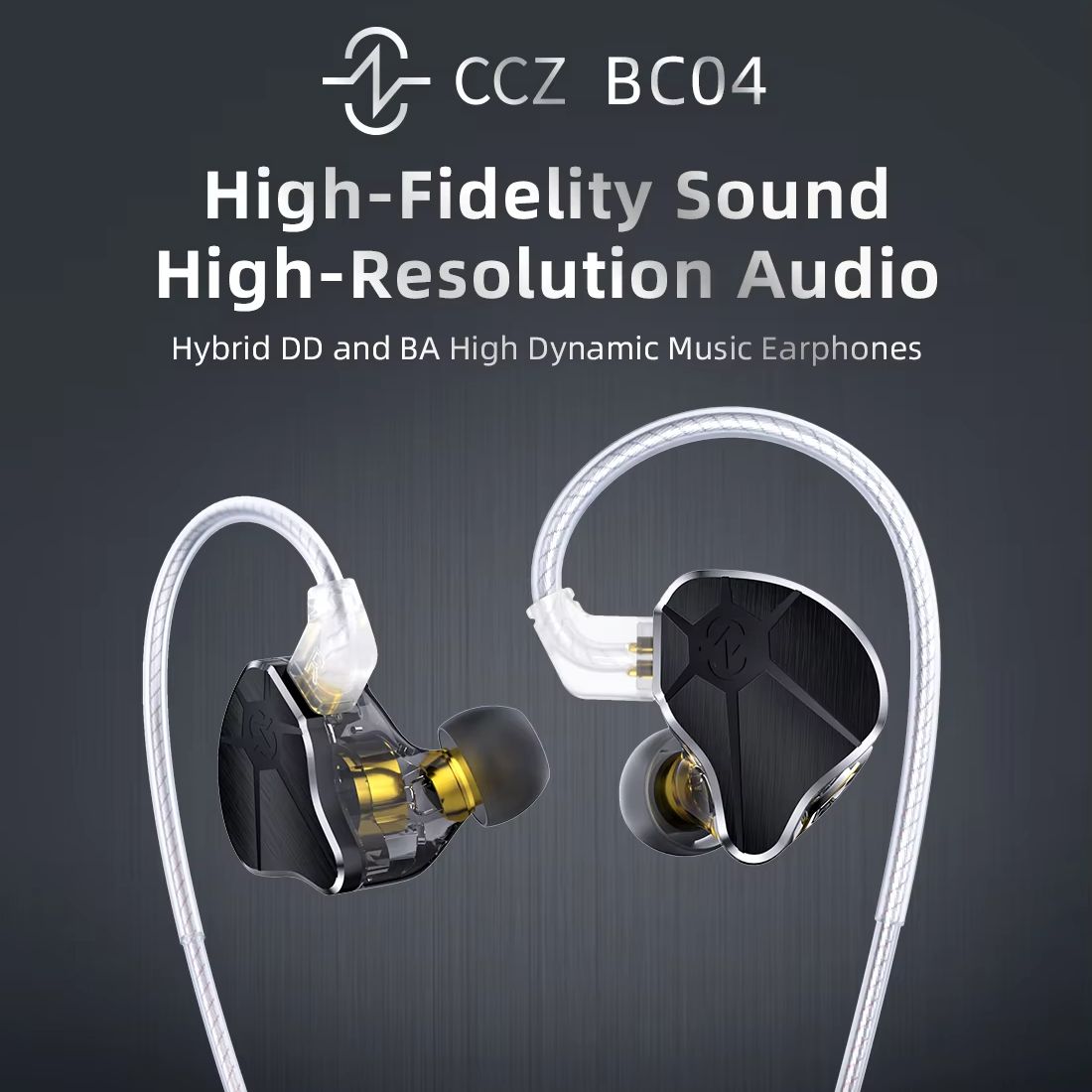 CCZ BC04 1DD+1BA Hybrid IEM He - Desk Hifi Setup ulasan dan harga