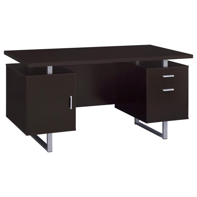 Cappuccino Floating Top Office - Desk Setup Designer ulasan dan harga