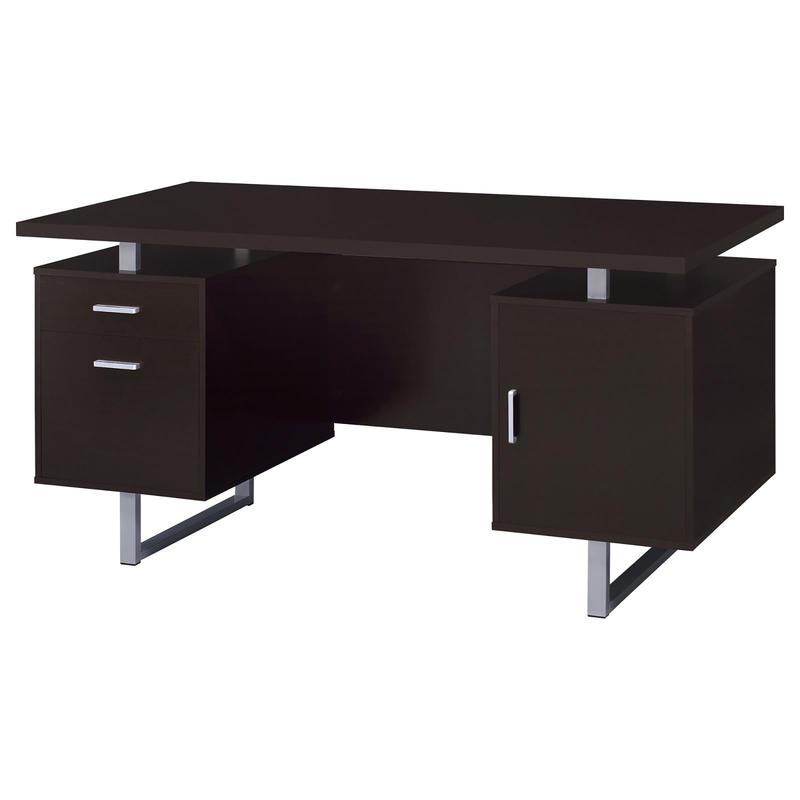 Cappuccino Floating Top Office - Desk Setup Designer ulasan dan harga