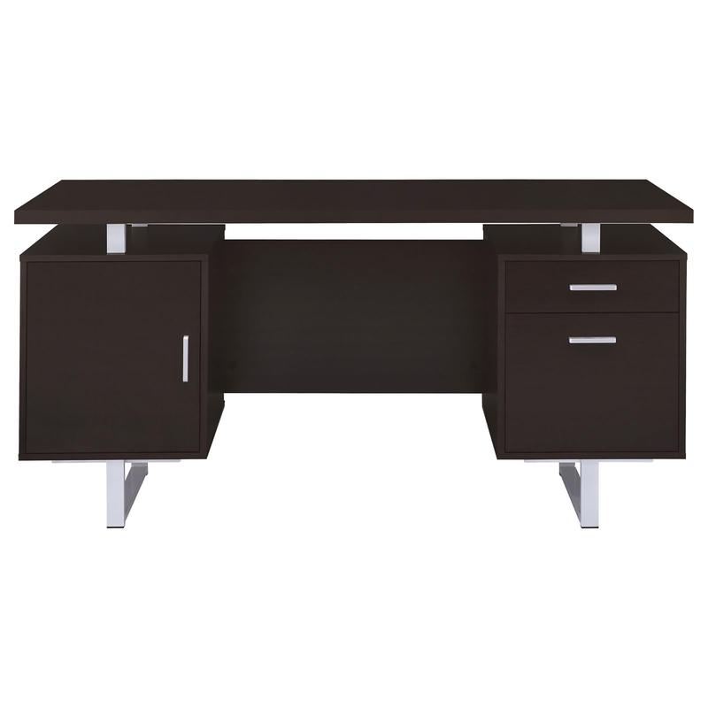 Cappuccino Floating Top Office - Desk Setup Designer ulasan dan harga
