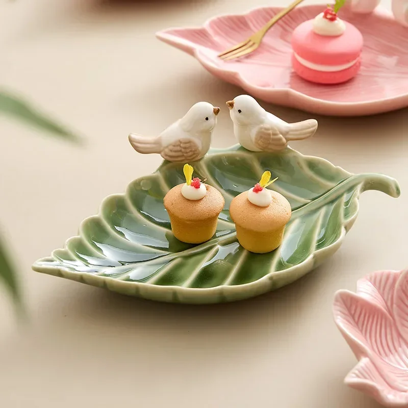 Cute Bird Tray Ceramic Jewelry - Desk Setup At Home ulasan dan harga