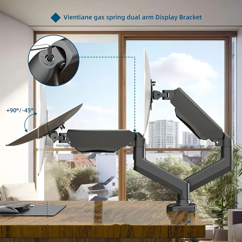 Heavy Duty Monitor Arm Bracket - Desk Setup With Monitor Arm ulasan dan harga