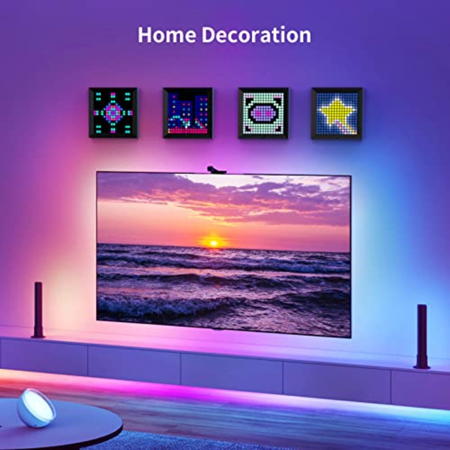 LED Light Pixel Display Panel  - Desk Setup Rgb ulasan dan harga