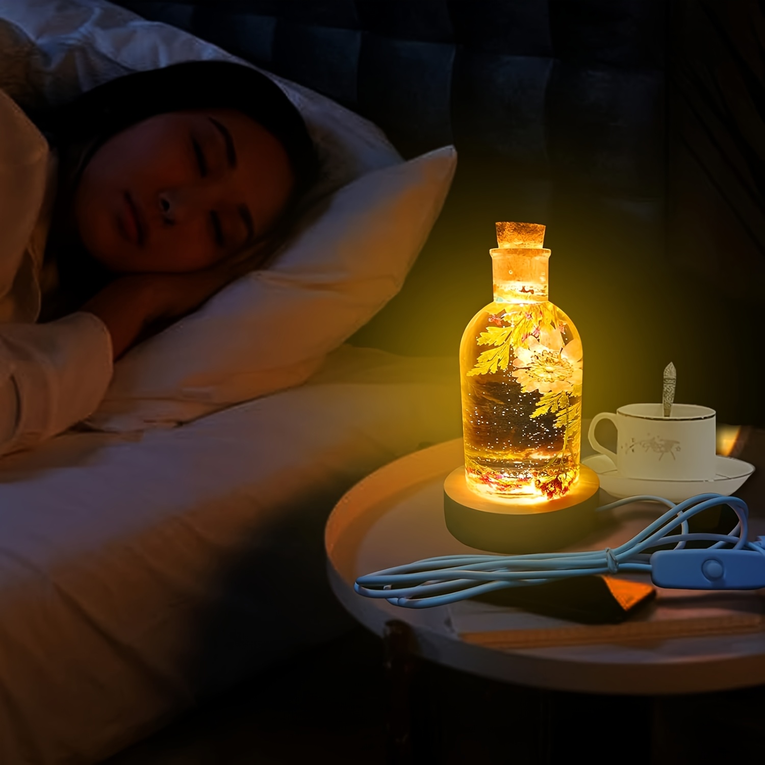Drift Bottle Light Resin Mold  - Desk Setup At Home ulasan dan harga