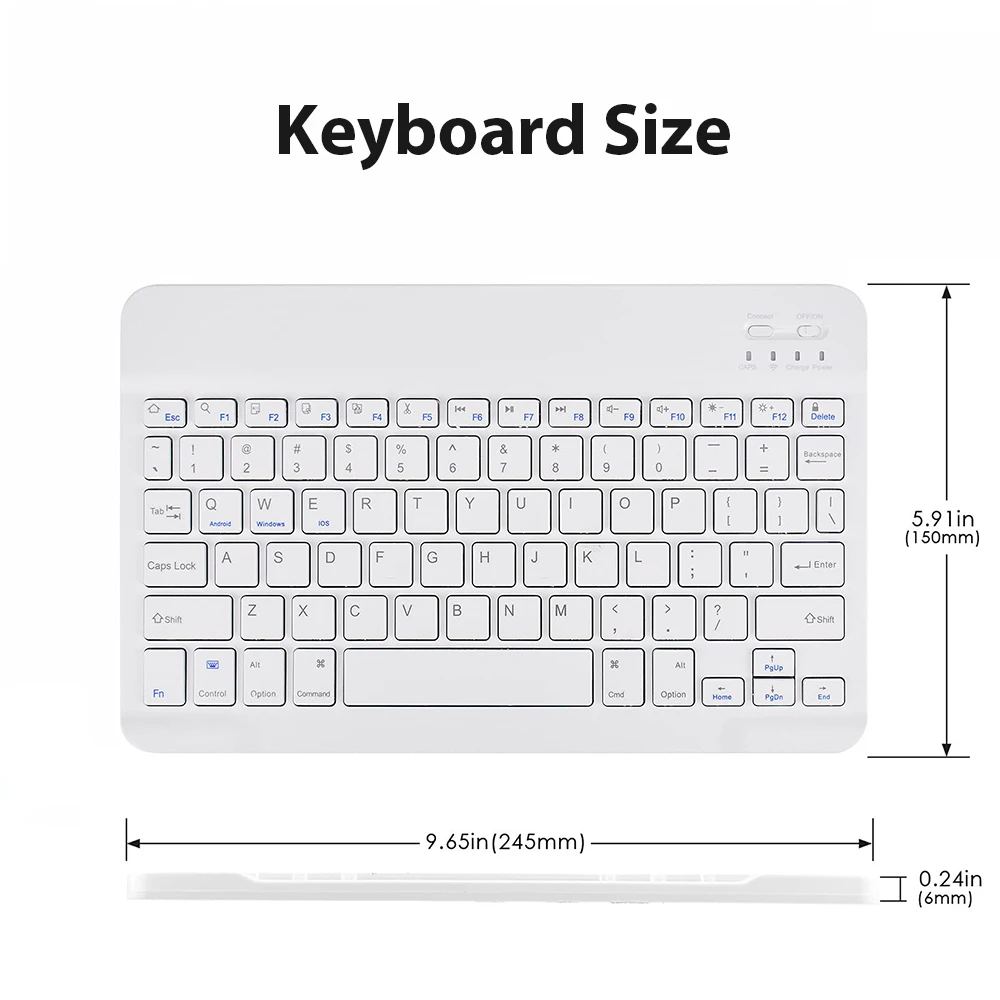 Universal Wireless Bluetooth K - Desk Setup Keyboard ulasan dan harga