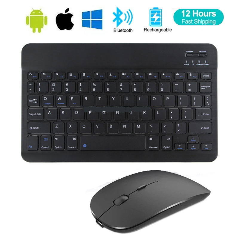 Wireless Keyboard Spanish Fren - Desk Setup Keyboard ulasan dan harga