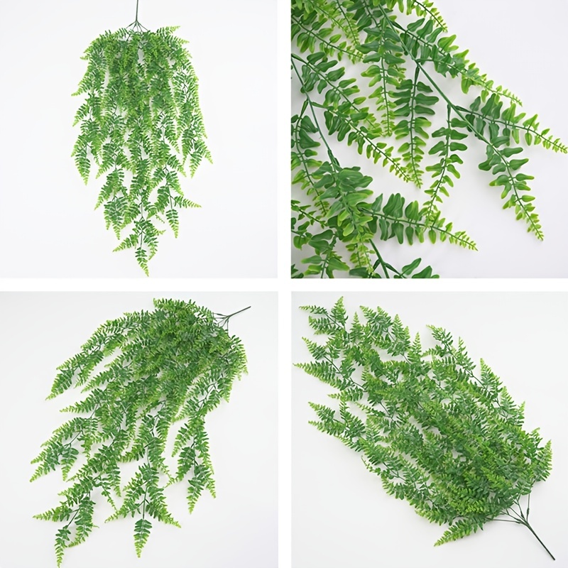 2/4PCS Green Artificial Plants - Desk Setup At Home ulasan dan harga