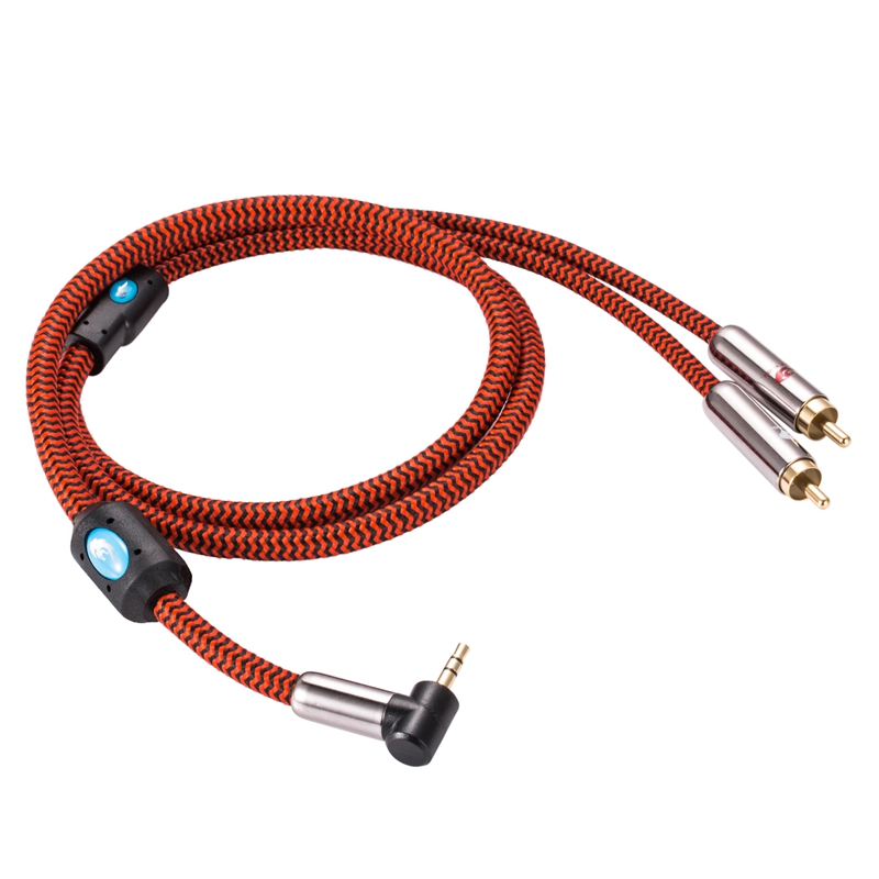 Hifi Audio Cable 90 Degree Ang - Desk Hifi Setup ulasan dan harga