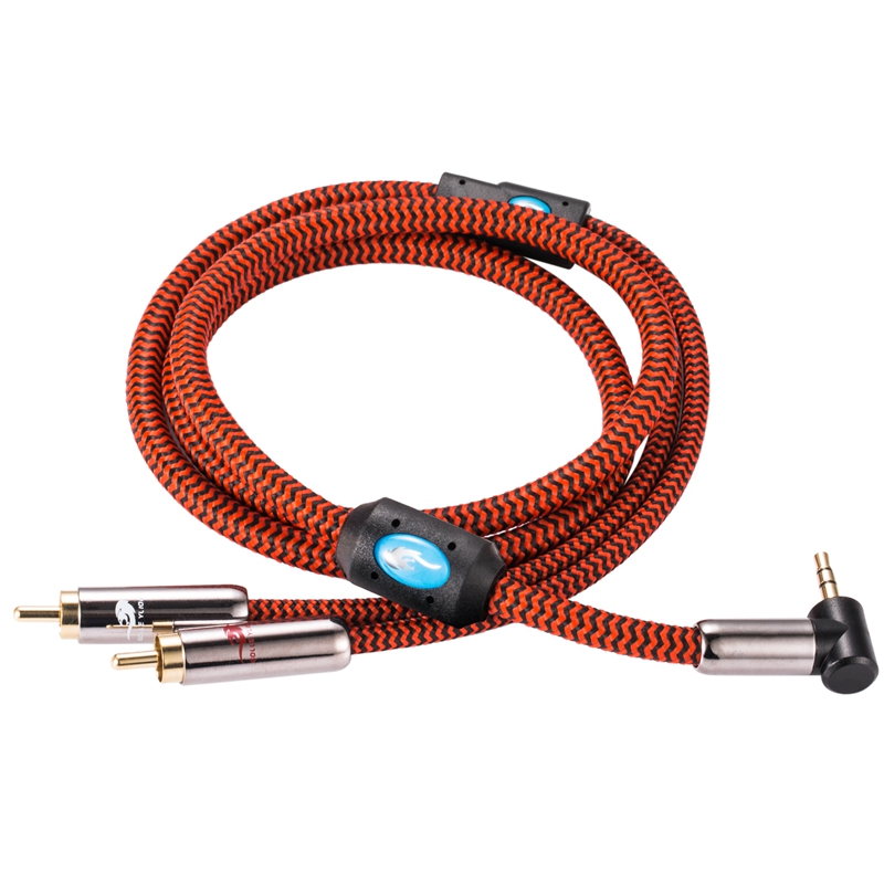 Hifi Audio Cable 90 Degree Ang - Desk Hifi Setup ulasan dan harga