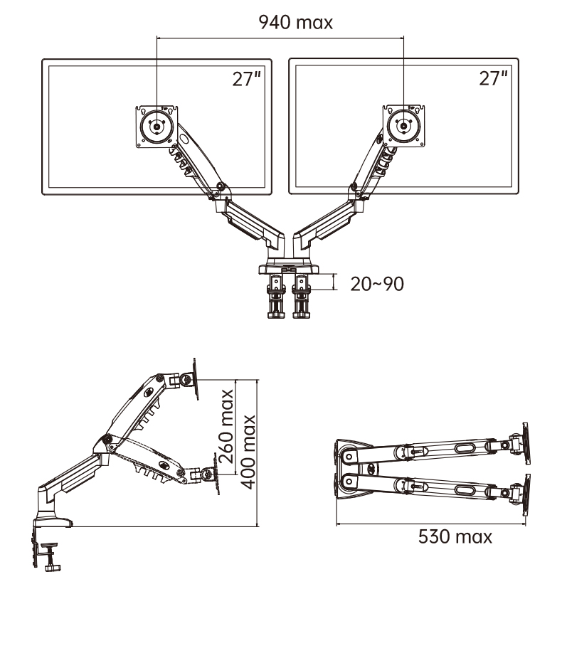 nb NEW A5C F160 gas spring 10