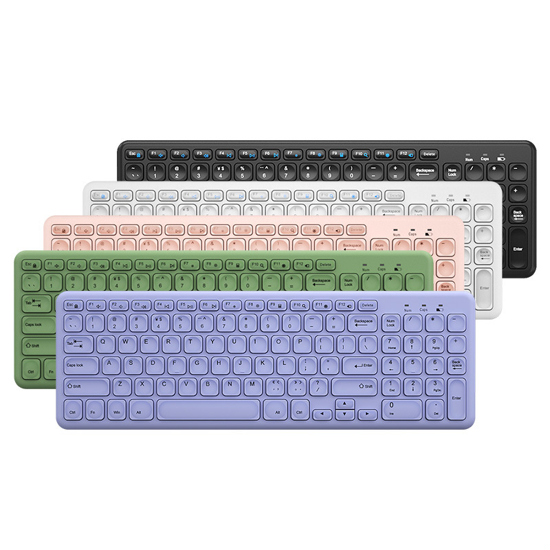 Fashion Wireless Keyboard and  - Desk Setup Keyboard ulasan dan harga