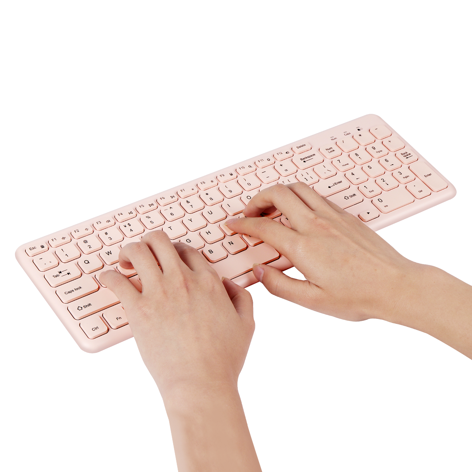 Fashion Wireless Keyboard and  - Desk Setup Keyboard ulasan dan harga