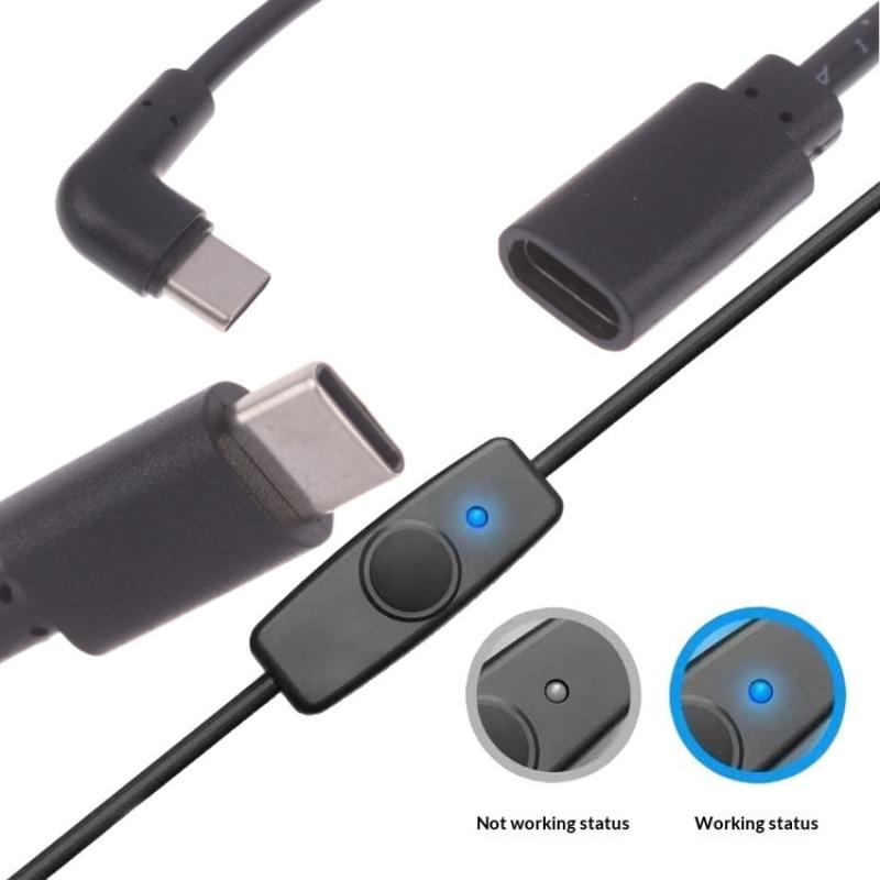 ⭐ 1/3Pc USB-C To Type C Power  - Desk Setup Led Strip ulasan dan harga