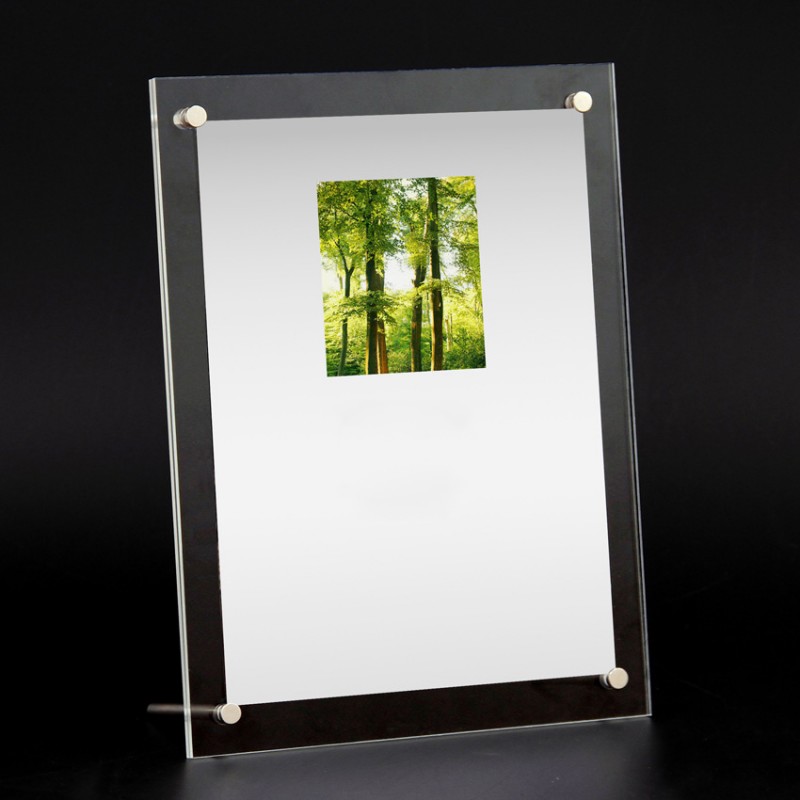 A4 Acrylic Photo Frame Plastic - Desk Setup Photo ulasan dan harga