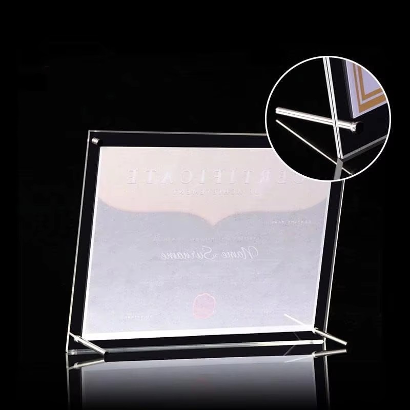 A4 Acrylic Photo Frame Plastic - Desk Setup Photo ulasan dan harga
