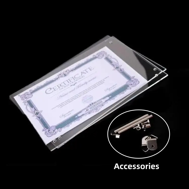 A4 Acrylic Photo Frame Plastic - Desk Setup Photo ulasan dan harga