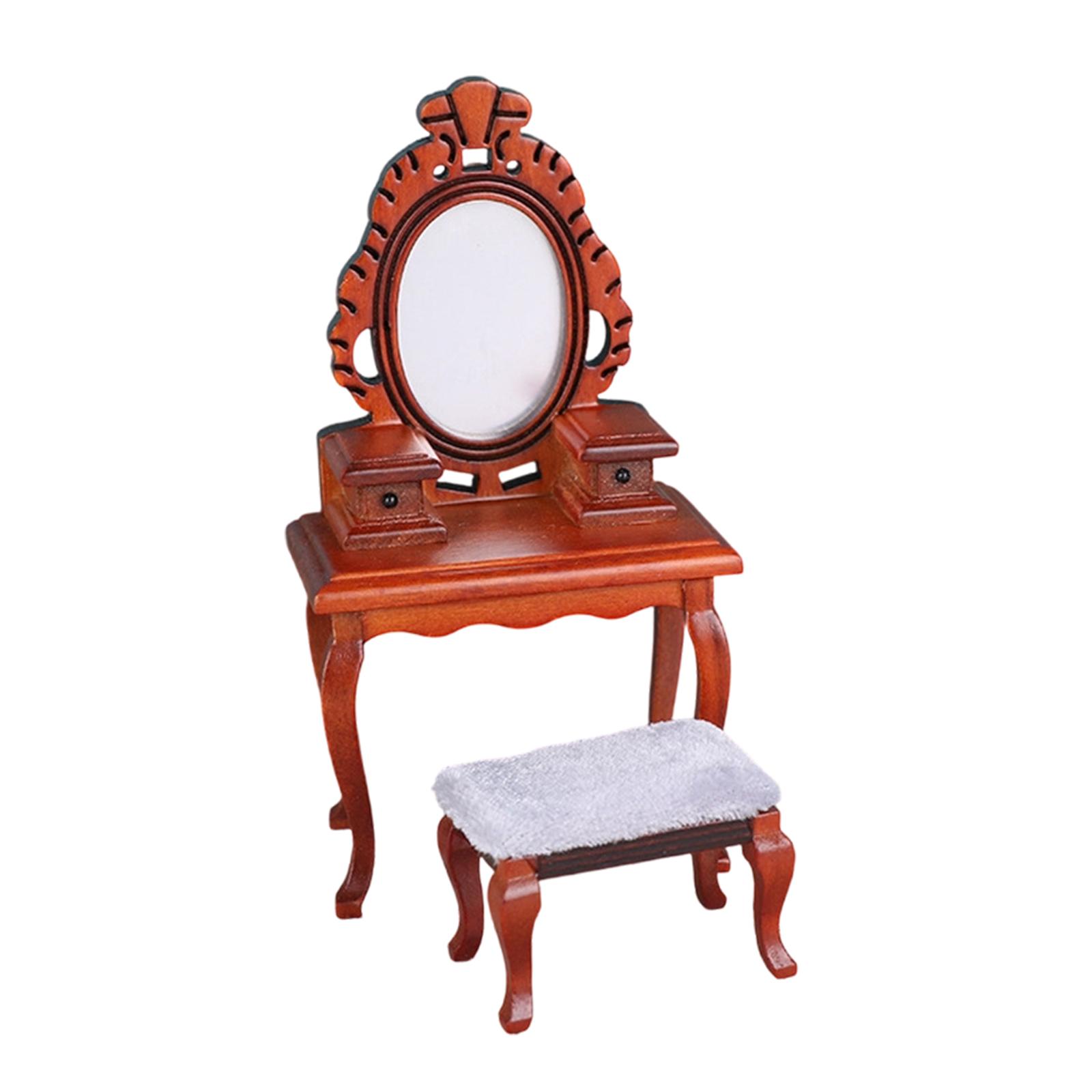 1/12 Vanity Desk Model with St - Desk Setup Layout ulasan dan harga
