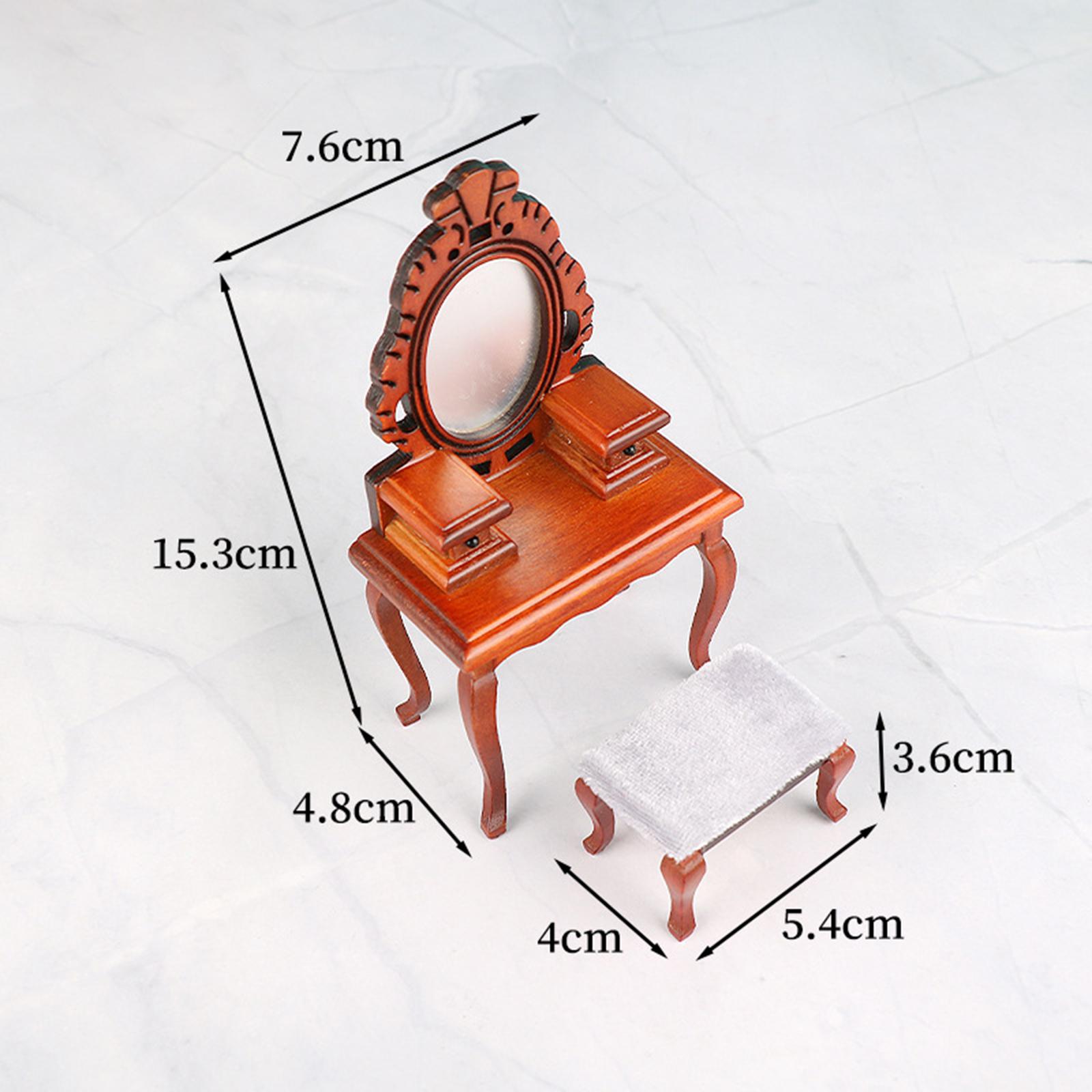 1/12 Vanity Desk Model with St - Desk Setup Layout ulasan dan harga
