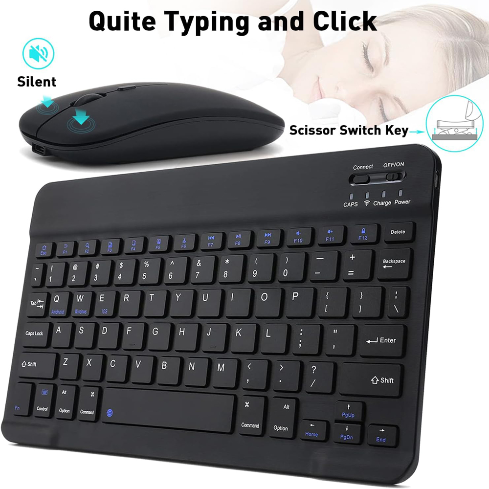 10 lnch Wireless  Bluetooth Mi - Desk Setup Keyboard ulasan dan harga
