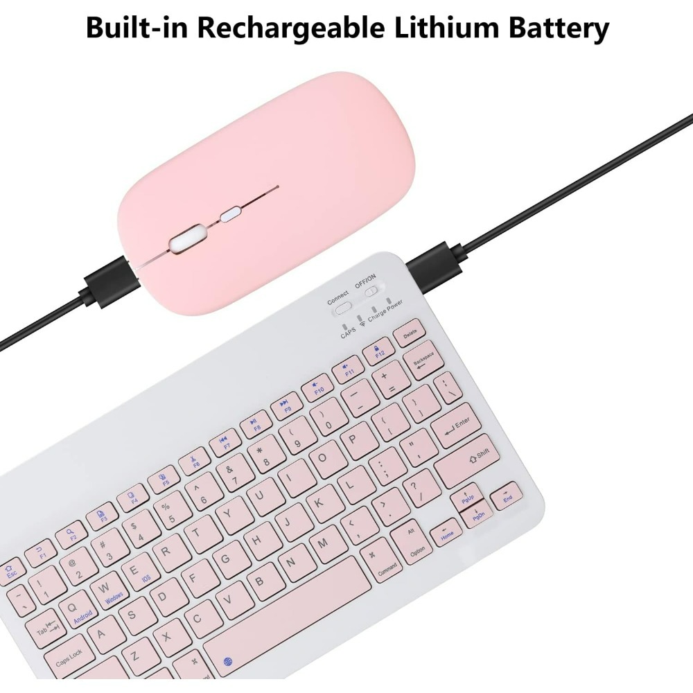 10 lnch Wireless  Bluetooth Mi - Desk Setup Keyboard ulasan dan harga